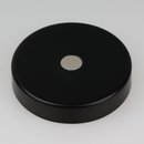 Lampen Abschluß Kaschierung schwarz lackiert 57x11mm mit Mittelloch 10,2mm