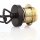 Abschluss-Kaschierung 57x11mm Metall schwarz mit Rand für Lampen und Leuchtenbau