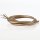 PVC-Lampenkabel Elektro-Kabel Stromkabel gold 3-adrig 3Gx0,75mm² mit integriertem Stahlseil als Zugentlastung