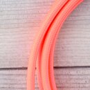 Textilkabel Neon-Magenta 3-adrig mit Schutzkontakt-Winkelstecker Anschlussleitung Zuleitung 1-5m