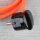 Textilkabel Neon-Orange 3-adrig mit Schutzkontakt-Winkelstecker Anschlussleitung Zuleitung 1-5m