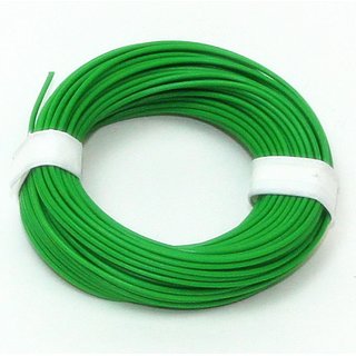 10 Meter Schaltlitzen Kabel grün 1-adrig 1x0,14mm²