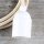 Textilkabel Lampenpendel 1-5m elfenbein mit E27 Fassung Kunststoff weiß