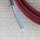 Textilkabel Anschlussleitung Zuleitung 1-5m bordeaux mit Euro-Flachstecker