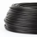 PVC Aderleitung Elektro-Kabel Stromkabel 1x1,5 mm² H07V-K schwarz (NYA-F) flexibel