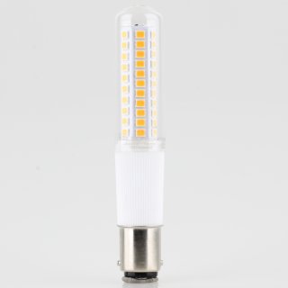 B15d LED Leuchtmittel Lampe 8W T18 3000K 840lm warmweiß dimmbar LEDmaxx