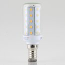 E14 GreenLED Röhrenlampe Leuchtmittel klar 4W 230V 3000K warmweiß 400 Lumen