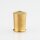 M10x1 Abschlussknopf Zierknopf 13x20mm Messing für Lampen und Leuchtenbau
