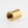 M10x1 Abschlussknopf Zierknopf 13x20mm Messing für Lampen und Leuchtenbau