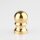 M10x1 Abschlussknopf Zierknopf 16x25mm Messing für Lampen und Leuchtenbau