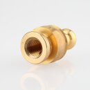 M10x1 Abschlussknopf Zierknopf 20x34mm Messing für Lampen und Leuchtenbau
