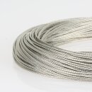 Lampen Niedervoltkabel Niedervolt 1,0mm² Zopfgeflechtleitung 12/24V verzinnt