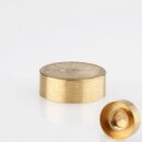 M10x1 Abschlussknopf Deckelknopf 20x7mm Messing für...