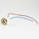 GU10/GZ10 Hochvolt Halogen Fassung bis 250° mit 14cm...
