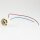GU10/GZ10 Hochvolt Halogen Fassung bis 250° mit 14cm Leitung