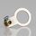 Erdleiterbr&uuml;cke Ring&ouml;se mit Erdklemme M3 Metall 13,2 mm Durchgang verzinkt 18x28x7mm