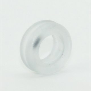 Kabeldurchführungstülle transparent 14x8x8 mm für 10 mm Lochbohrung