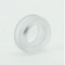 Kabeldurchführungstülle transparent 17x10x7 mm für 12 mm Lochbohrung