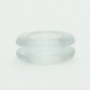 Kabeldurchführungstülle transparent 17x10x7 mm für 12 mm Lochbohrung