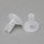 5 x Isolierungstülle transparent für E14 Fassungen 16x15 mm