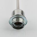 Decken Pendelrohr-Lampe Deckenlampe Deckenleuchte 40cm Chrom mit E27 Fassung