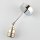 Decken Pendelrohr-Lampe Deckenlampe Deckenleuchte schwenkbar 20cm verchromt mit E27 Vintage Fassung