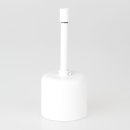 Lampen-Baldachin 62x63mm mit Pendelrohr und Zugentlaster...