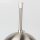 Lampen-Baldachin 120x62mm mit Pendelrohr und Zugentlaster Metall Edelstahl-Optik