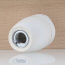 E27 Porzellanfassung 3-teilig glasiert mit R3/8 Zoll...