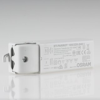 Osram elektronischer Niedervolt-Trafo 35-105W 220-240V auf 11,5V Parrot105