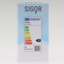 Sigor LED Filament Kopfspiegellampe gold 7W(=50W) 230V AGL-Form klar E27 Sockel warmweiß dimmbar