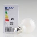 Ledvance E27 LED Filament Leuchtmittel 230V/4.8W=(40W) AGL-Form matt warmweiß dimmbar 470 lm