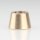 M10x1 Schrägmutter Haltekappe glatt 15x10mm Messing roh für Lampen Einbau-Druckschalter geeignet
