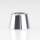 M10x1 Schrägmutter Haltekappe glatt 15x10mm Messing verchromt für Lampen Einbau-Druckschalter geeignet