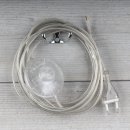 PVC Lampen Anschlussleitung transparent 5 Meter mit...