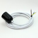 Textilkabel Weiß mit E27 Lampenfassung Bakelitoptik...