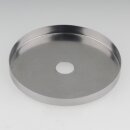 Abschluss-Scheibe Kaschierung 61x6mm Metall verchromt...