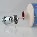 Abschluss-Scheibe Kaschierung 61x6mm Metall verchromt für Lampen und Leuchtenbau