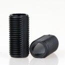 M10x1 Gewinderohr 10mm lang Kunststoff schwarz mit...