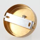 1-Loch Lampen-Baldachin Metall 80x25mm Antik Fume mit...