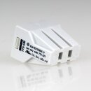 773-496 Wago Verbindungsklemme 6-polig für NYM-J Kabel zum Stecken max. 2.5mm²