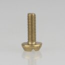 M3 Rändelschraube 7x12mm Messing roh