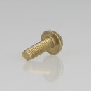 M3 Rändelschraube 7x12mm Messing roh