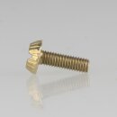 M3 Rändelschraube 7x12mm Messing roh