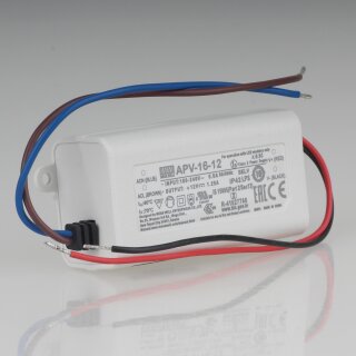 LED-Trafo Transformator 15W 100-240V/AC/12VDC 1.25A APV-16-12
