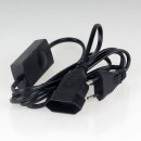 Tradim Universal LED Schnurdimmer schwarz 230V LED 2-70W...