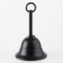 Lampen-Baldachin Metall 90x61mm flämisch schwarz mit Leuchtenaufhängung