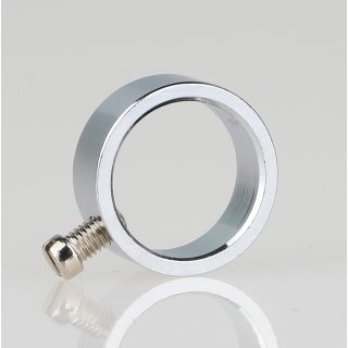Lampen Leuchten Stellring verchromt für 13 mm Pendelrohr mit M3 Feststellschraube
