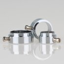 13mm Messing verchromt Stellring 17x9mm mit Nietansatz...