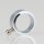 13mm Messing verchromt Stellring 17x9mm mit Nietansatz für Lampen und Leuchtenbau Pendelrohr